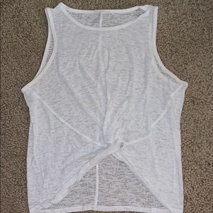 White tank top